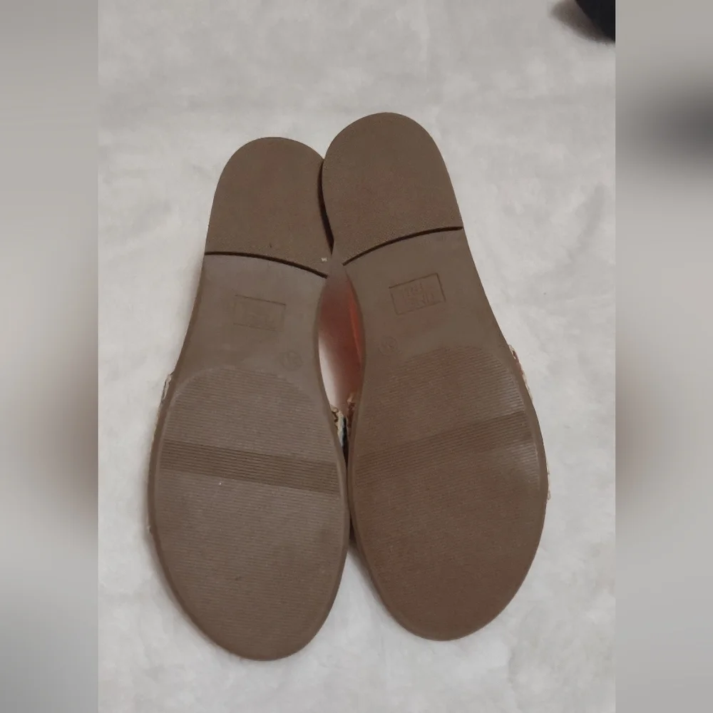Time and Tru Cream Tan Espadrilles